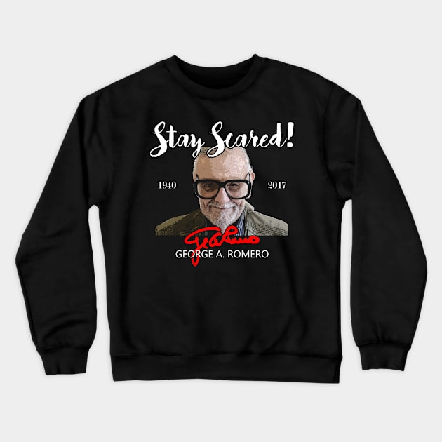 George Romero Tribute Crewneck Sweatshirt by woodsman